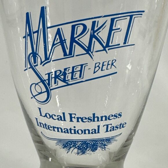 Beer Liquor Glasses Lot of 5 Market St Seagrams Kriek King Stefans FREE SHIPPING - Picture 8 of 16
